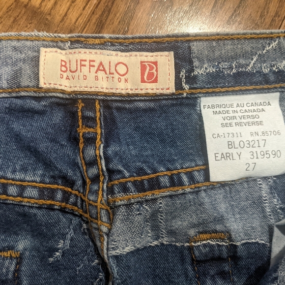 Buffalo by David Bitton Patch Denim Pencil Skirt - Picture 7 of 8